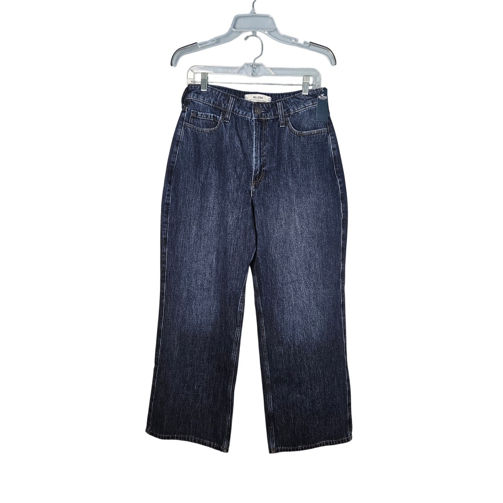 Hollister NWT Curvy Ultra High Rise Baggy Denim Jeans Size 8S 29 Short